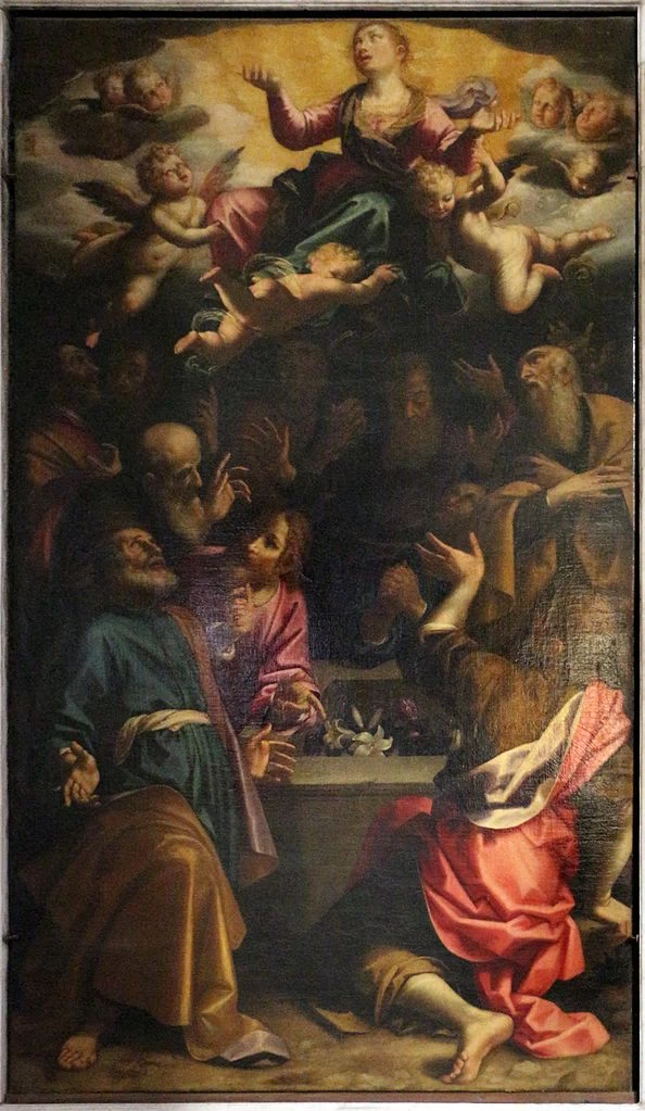 Aurelio Lomi - Assunzione di Maria, Santa Maria di Castello (Genova)
